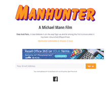 Tablet Screenshot of manhunter.net